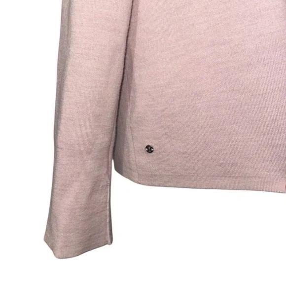 Lululemon Reverse ME Sweater Wool Cardigan Open Front Pockets Chalk Size 6 - Picture 8 of 9